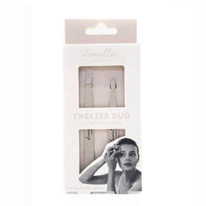 Danielle Stainless Steel Tweezer Duo Set